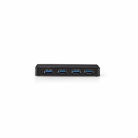 Nedis UHUBU3420BK | Interface Hub USB 3.2 Gen 1 (3.1 Gen 1) Micro-B | Zwart