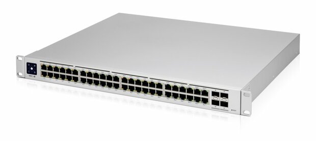 Ubiquiti Networks UniFi Pro 48-Port PoE Managed L2/L3 Gigabit Ethernet (10/100/1000) Power over Ethernet (PoE) 1U Zilver