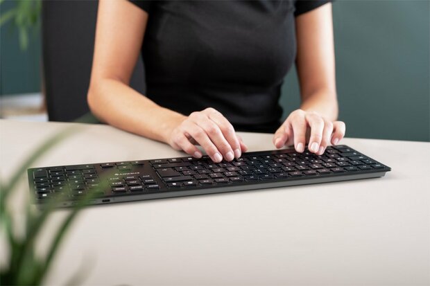 Cherry KW 9100 Slim | Draadloos Toetsenbord | QWERTY