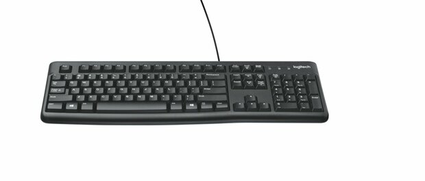 Logitech K120 toetsenbord USB QWERTY Internationaal Noordzee Zwart