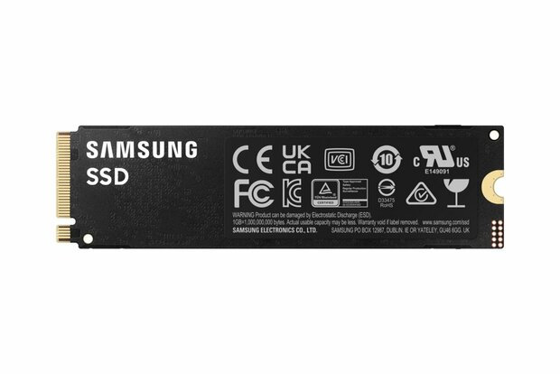 Samsung 990 PRO | 2TB NVMe SSD | M.2 | Gen4 | 7.450MB/s