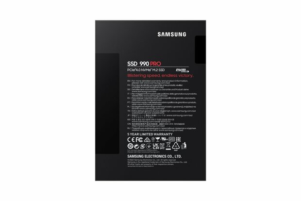 Samsung 990 PRO M.2 2000 GB PCI Express 4.0 V-NAND MLC NVMe