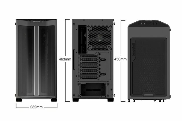be quiet! Pure Base 500 RGB FX | Midi Tower Case | Zwart