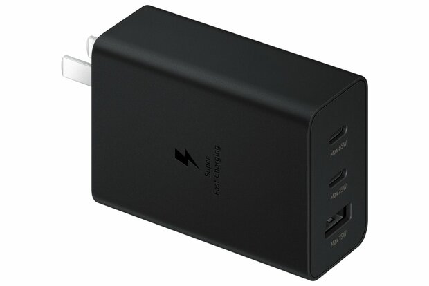 Samsung EP-T6530 | Oplader 65W | 2x USB-C & 1x USB-A | Zwart