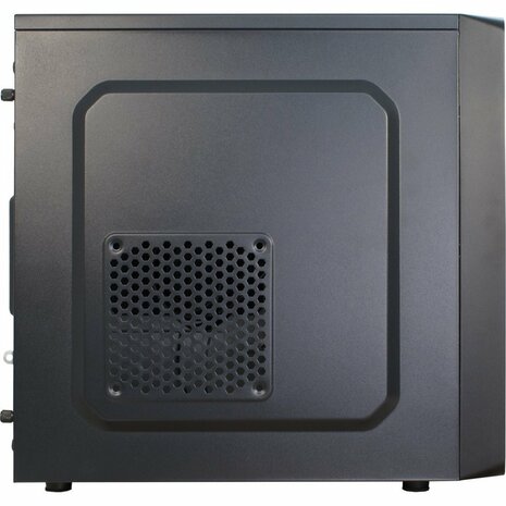 Inter-Tech MA-01 Micro Blue Light | Micro Tower Case | 500 Watt Voeding | Zwart