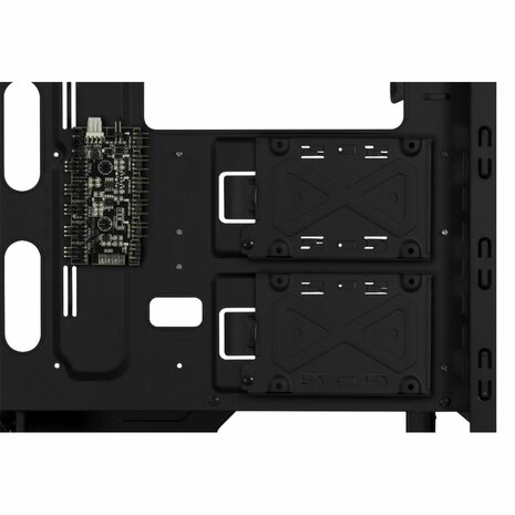 Inter-Tech X-908 Infini2 | Infinity Mirror | Tower Case | USB-C | Zwart