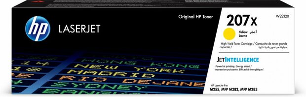 HP 207X originele high-capacity gele LaserJet tonercartridge