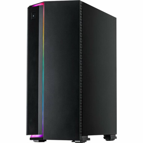 Inter-Tech S-3906 Renegade RGB | Midi Tower Case | Zwart