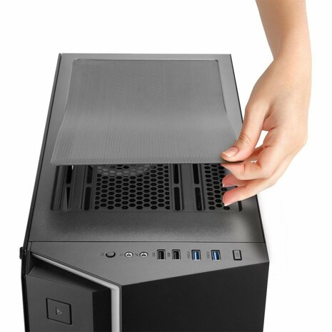Inter-Tech S-3906 Renegade RGB | Midi Tower Case | Zwart