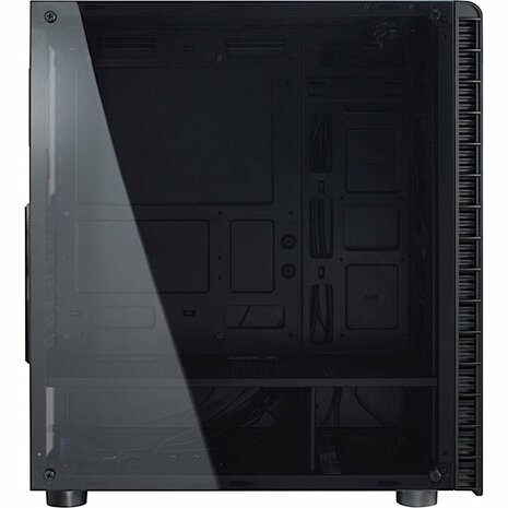 Inter-Tech CXC2 Blue Light | Midi Tower Case | Zwart
