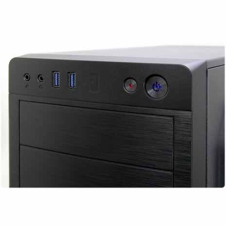 Inter-Tech IT-5916 | Midi Tower Case | 500 Watt Voeding | Zwart