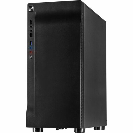 Inter-Tech A-3411 Creek RGB | Midi Tower | Zwart