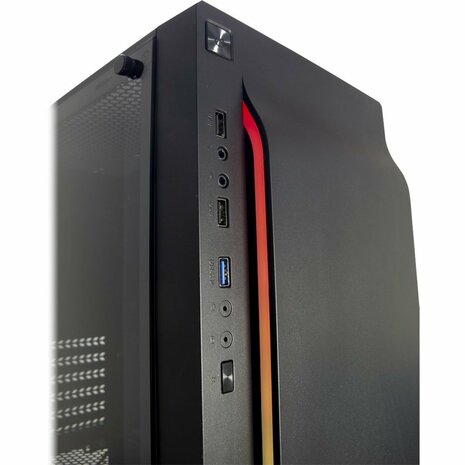 Inter-Tech A-3411 Creek RGB | Midi Tower | Zwart