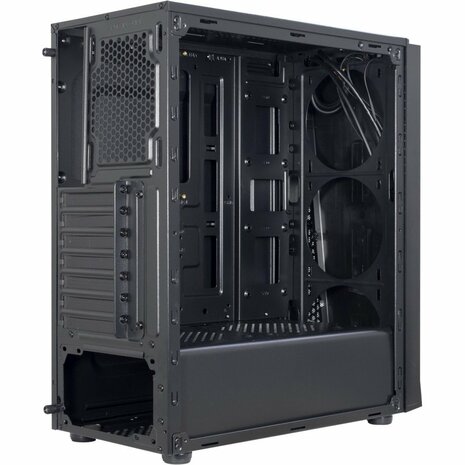 Inter-Tech T-11 Televen | Midi Tower | Zwart