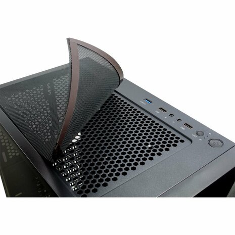Inter-Tech IT-3306 CAVY RGB | Tower Case | Zwart