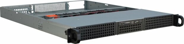 Inter-Tech IPC 1U-10255 | Server Rack Case | Zwart