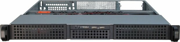 Inter-Tech IPC 1U-10255 | Server Rack Case | Zwart