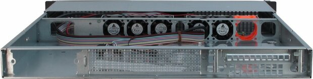 Inter-Tech IPC 1U-10255 | Server Rack Case | Zwart