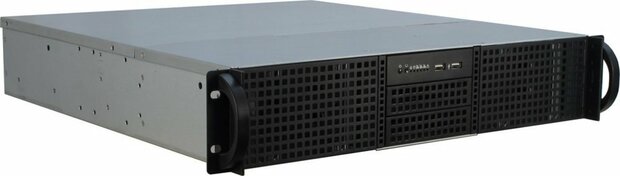 Inter-Tech IPC 2U-20248 Rack Zwart