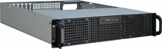 Inter-Tech IPC 2U-20248 | Server Rack Case | Zwart
