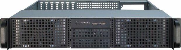 Inter-Tech IPC 2U-20248 | Server Rack Case | Zwart