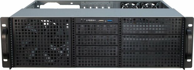 Inter-Tech 3U-30240 | Server Rack Case | Zwart