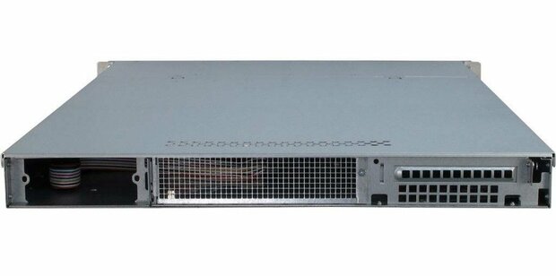 Inter-Tech IPC 1U-1404 Rack Zwart, Roestvrijstaal