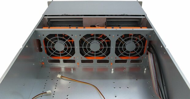Inter-Tech 4U-4416L | Server Rack Case | Zwart/Zilver