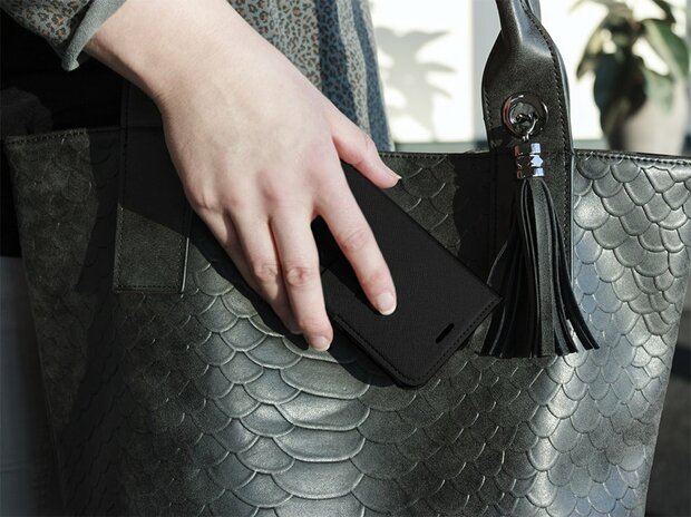 Mobiparts Saffiano Wallet Case | Apple iPhone XS Max | Black