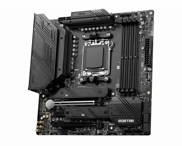 MSI MAG B650M Mortar WIFI | Socket AM5 | AMD B650 | 4xDDR5 | Micro-ATX | Moederbord