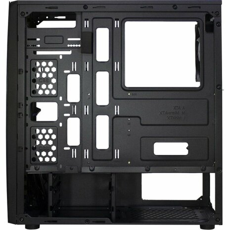 Inter-Tech Thunder Blue Light | Midi Tower Case | Zwart