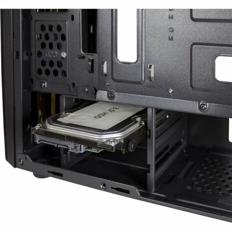 Inter-Tech Thunder Blue Light | Midi Tower Case | Zwart