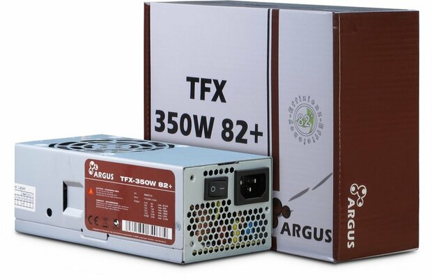 Inter-Tech TFX-350W power supply unit 20+4 pin ATX ATX Grijs