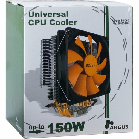 Inter-Tech Argus SU-260 | 150W TDP | 150mm Hoogte | 120mm Fan | CPU Luchtkoeler