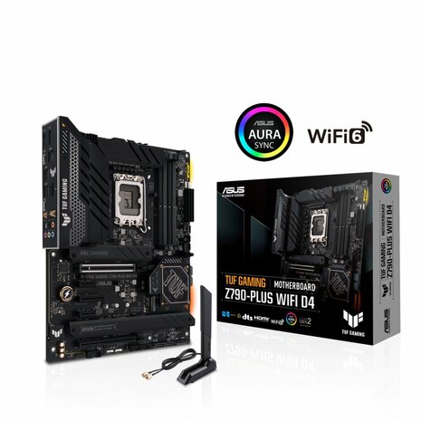 ASUS TUF GAMING Z790-PLUS WIFI D4 | Socket LGA 1700 | Intel Z790 | 4xDDR4 | ATX | Moederbord