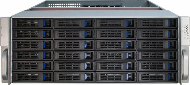 Inter-Tech 4U-4424 | Server Rack Case | Zwart/Zilver