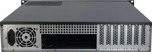 Inter-Tech IPC 2U-2098-SL | Server Rack Case | Zwart