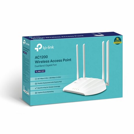 TP-Link TL-WA1201 867 Mbit/s Wit Power over Ethernet (PoE)