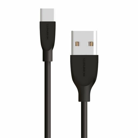 Mobiparts | USB-C naar USB Kabel | 2A | 1m | Zwart