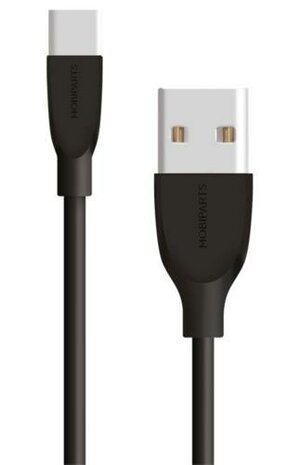 Mobiparts | USB-C naar USB Kabel | 2A | 1m | Zwart