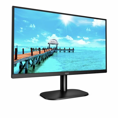 AOC 24B2XH/EU 23.8" | 1920x1080 IPS | 75Hz | Ingebouwde Speakers | VESA-montage | Slank Design | Monitor