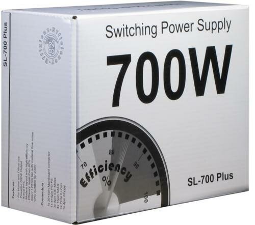 Inter-Tech SL-700 | 700 Watt ATX PSU | Power Supply | Voeding