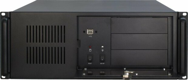 Inter-Tech IPC 4U-4088-S | Server Rack Case | Zwart