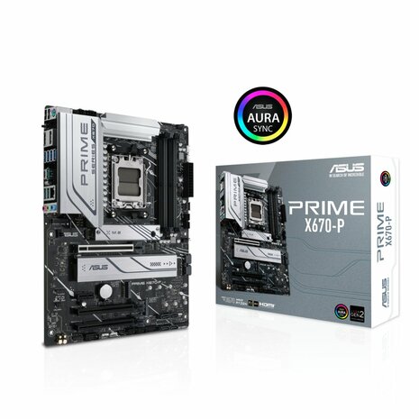 ASUS PRIME X670-P | Socket AM5 | AMD X670 | 4xDDR5 | Micro-ATX | Moederbord