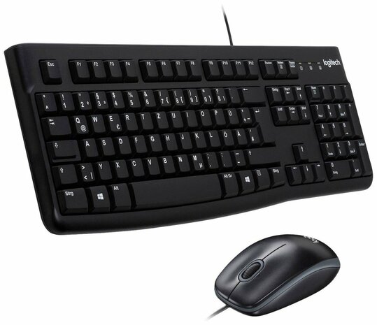 QWERTZ | Logitech MK120 | Bedrade Muis en Toetsenbordcombo | QWERTZ
