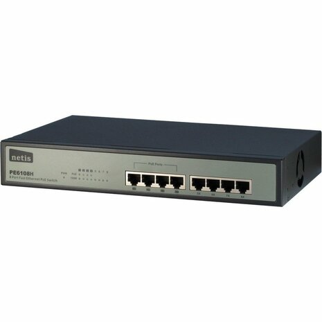 Inter-Tech Netis 19" Switch 8-P PoE (4xPoE)