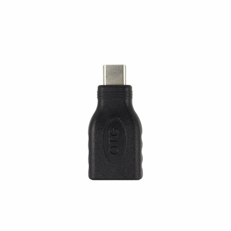 ACT kabel-tussenstuk | USB-A naar USB-C | Zwart | AC7355