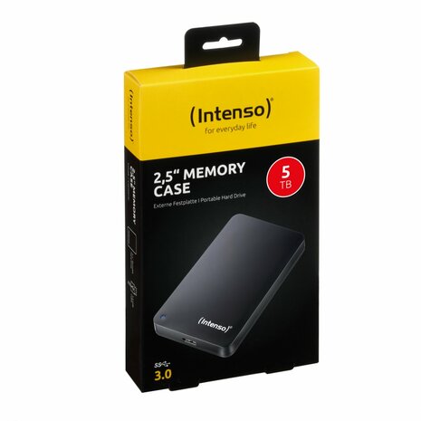 Intenso 2,5" Memory Case externe harde schijf 5000 GB Zwart