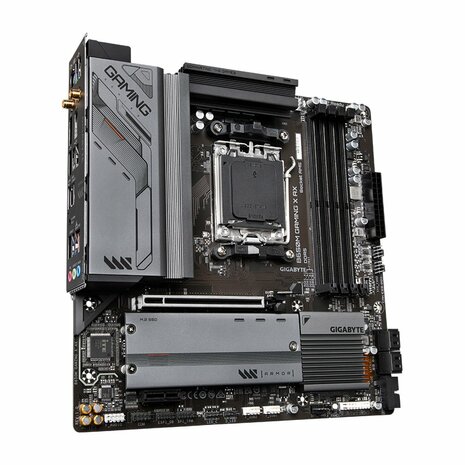 Gigabyte B650M GAMING X AX (rev. 1.x) | Socket AM5 | AMD B650 | 4xDDR5 | Micro-ATX | Moederbord