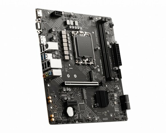 MSI PRO H610M-G | Socket LGA 1700 | Intel H610 | 2xDDR4 | Micro-ATX | Moederbord